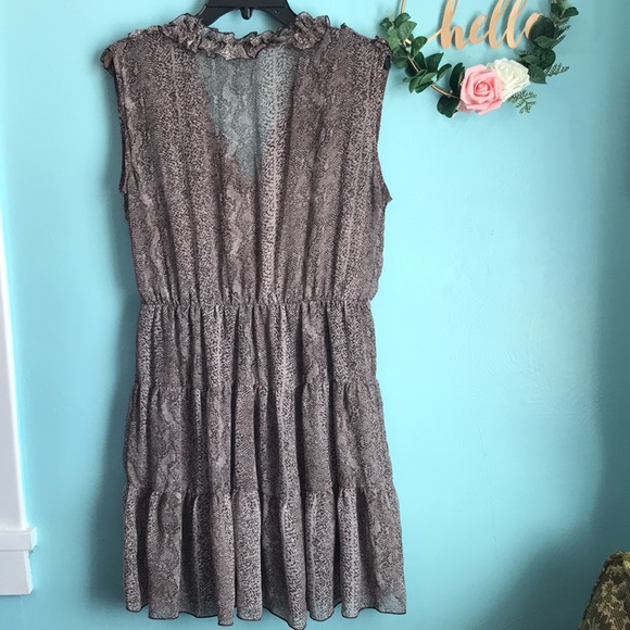 Bebe Snake Python Sheer Dress - Picture 6 of 7